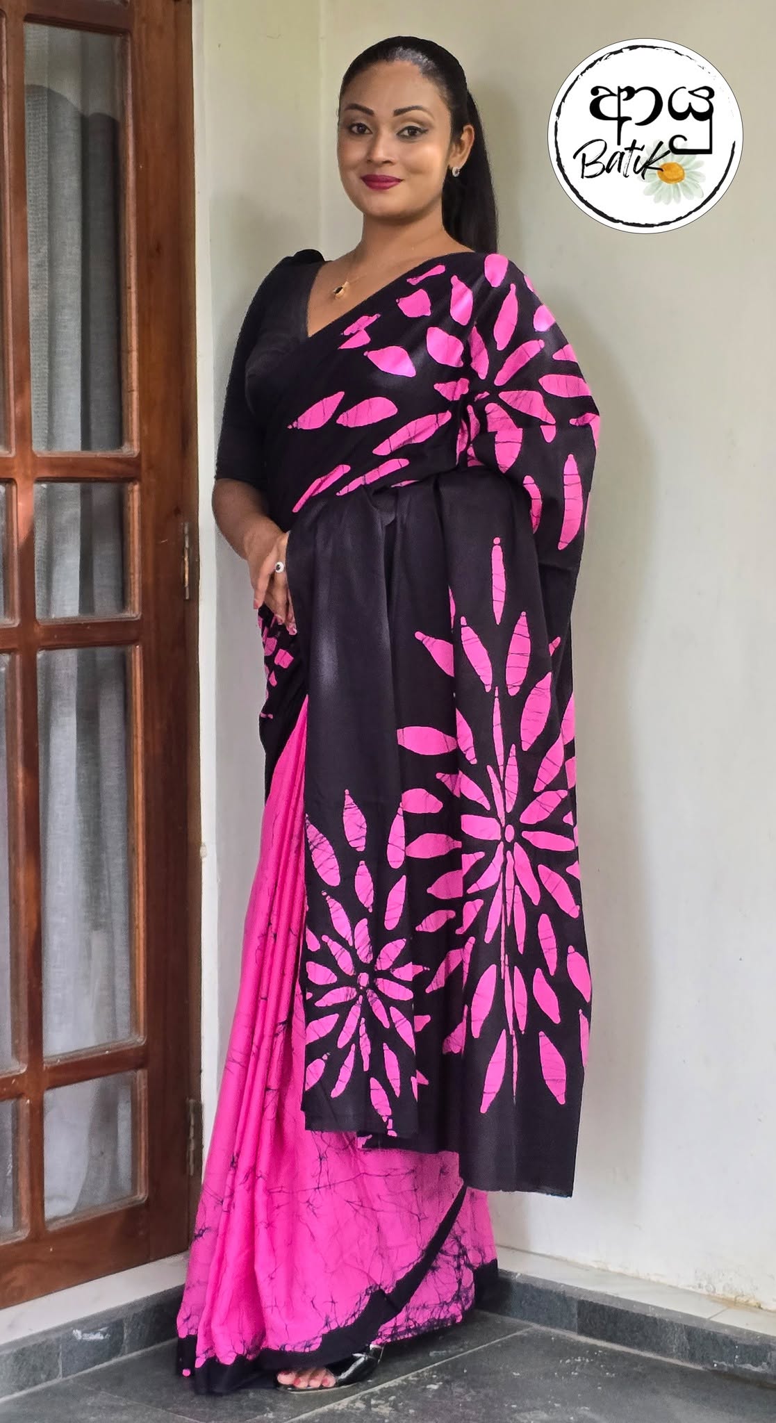 Night-series Batik Saree - Image 2