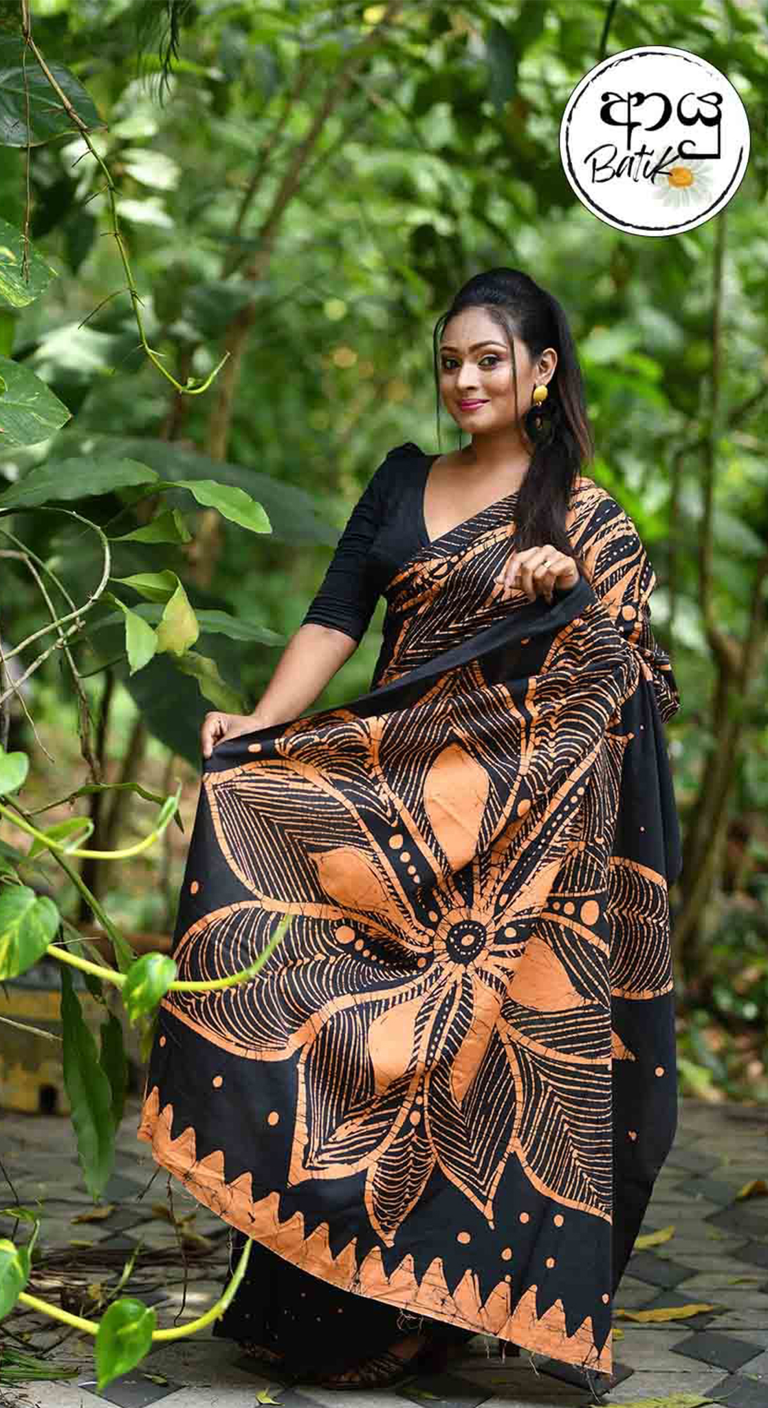 Bold & Elegant Batik Saree